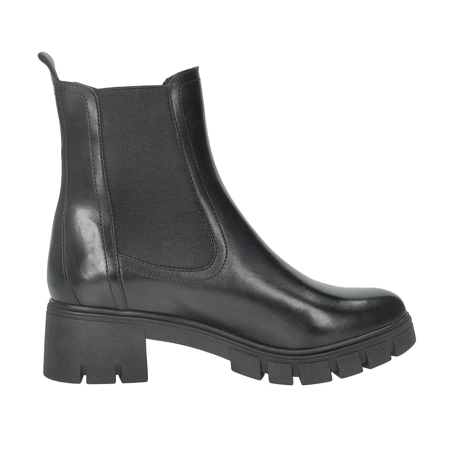 Stivali Bassi|Stivaletti Con Tacco>Tata Italia Anfibi in vera pelle Nero