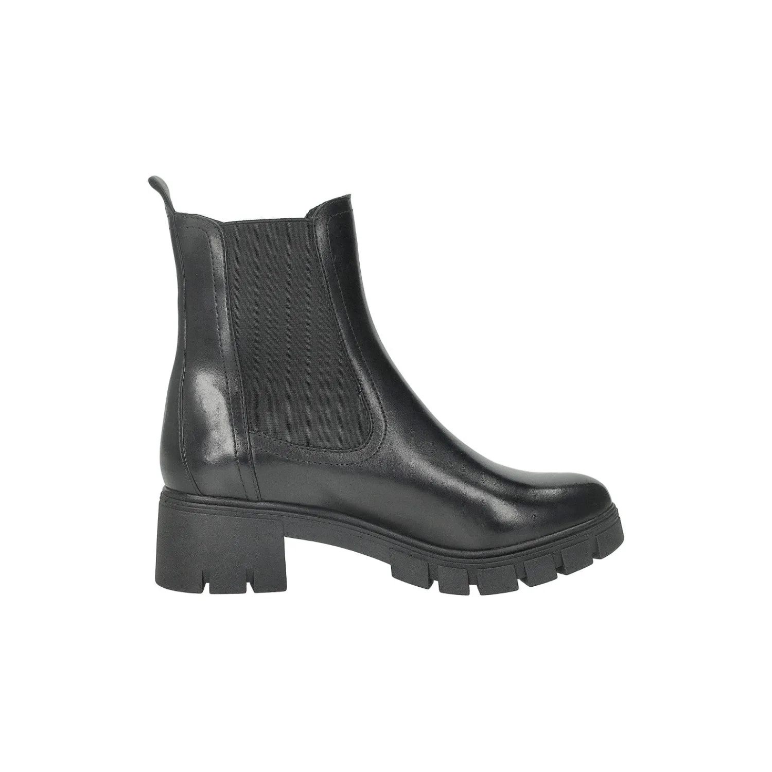 Stivaletti Con Tacco|Donna>Tata Italia Anfibi in vera pelle Nero