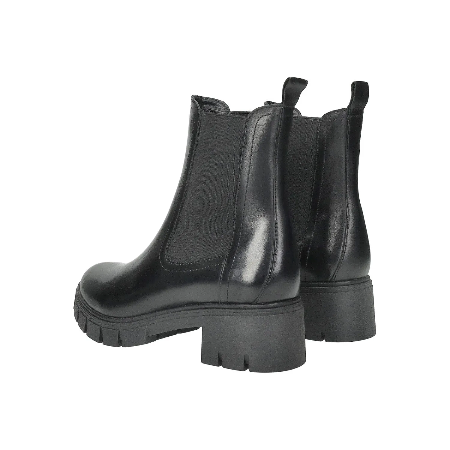 Stivaletti Con Tacco|Donna>Tata Italia Anfibi in vera pelle Nero