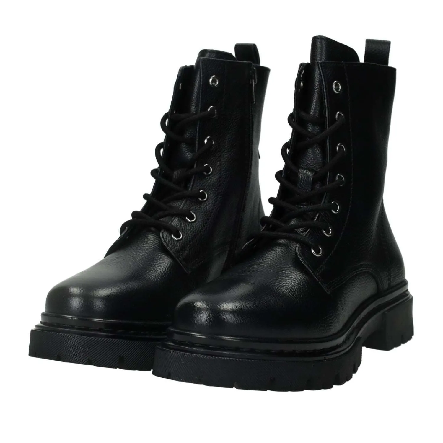 Anfibi|Stivali Bassi>Tata Italia Anfibi in vera pelle.Tacco alto 3cm Nero