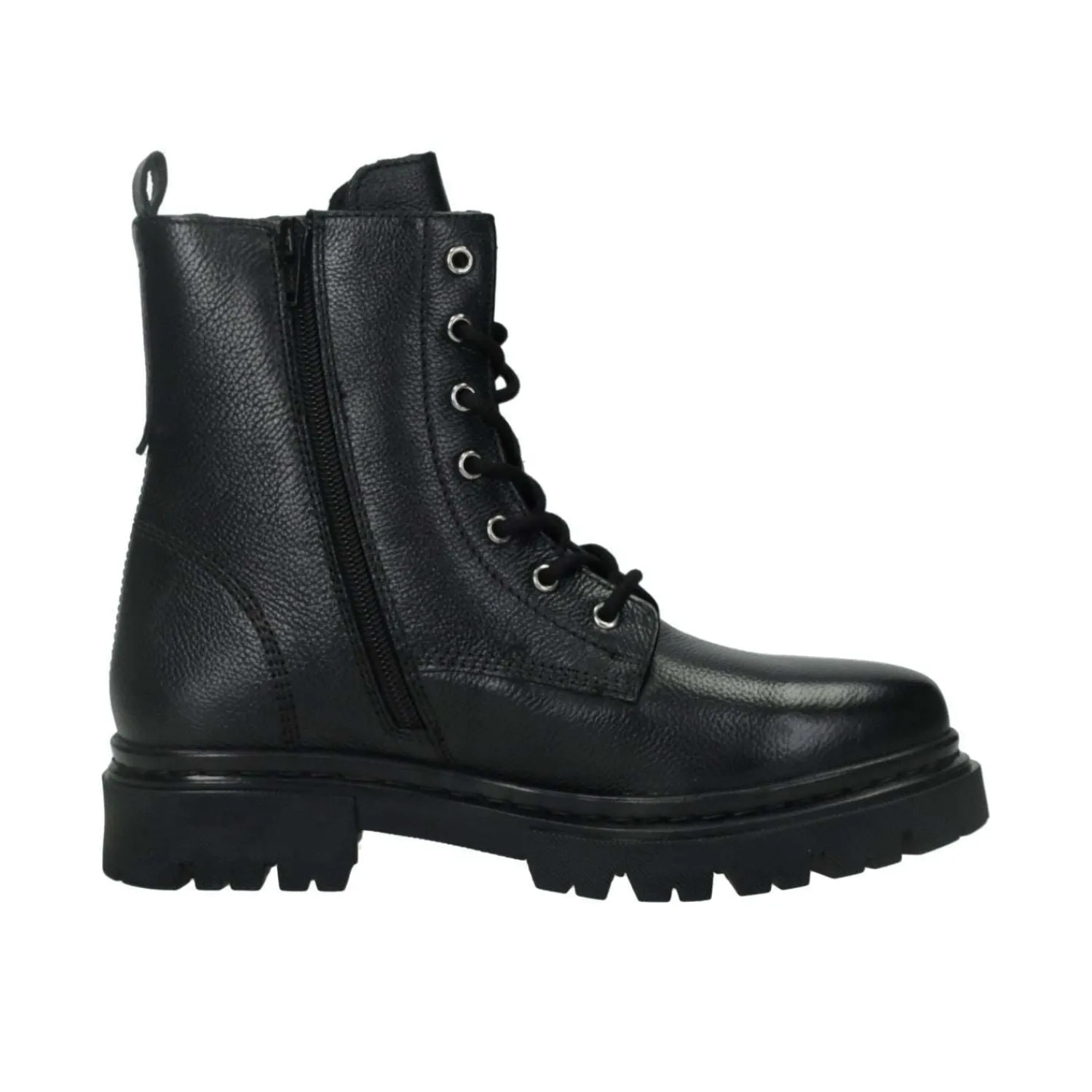 Anfibi|Stivali Bassi>Tata Italia Anfibi in vera pelle.Tacco alto 3cm Nero