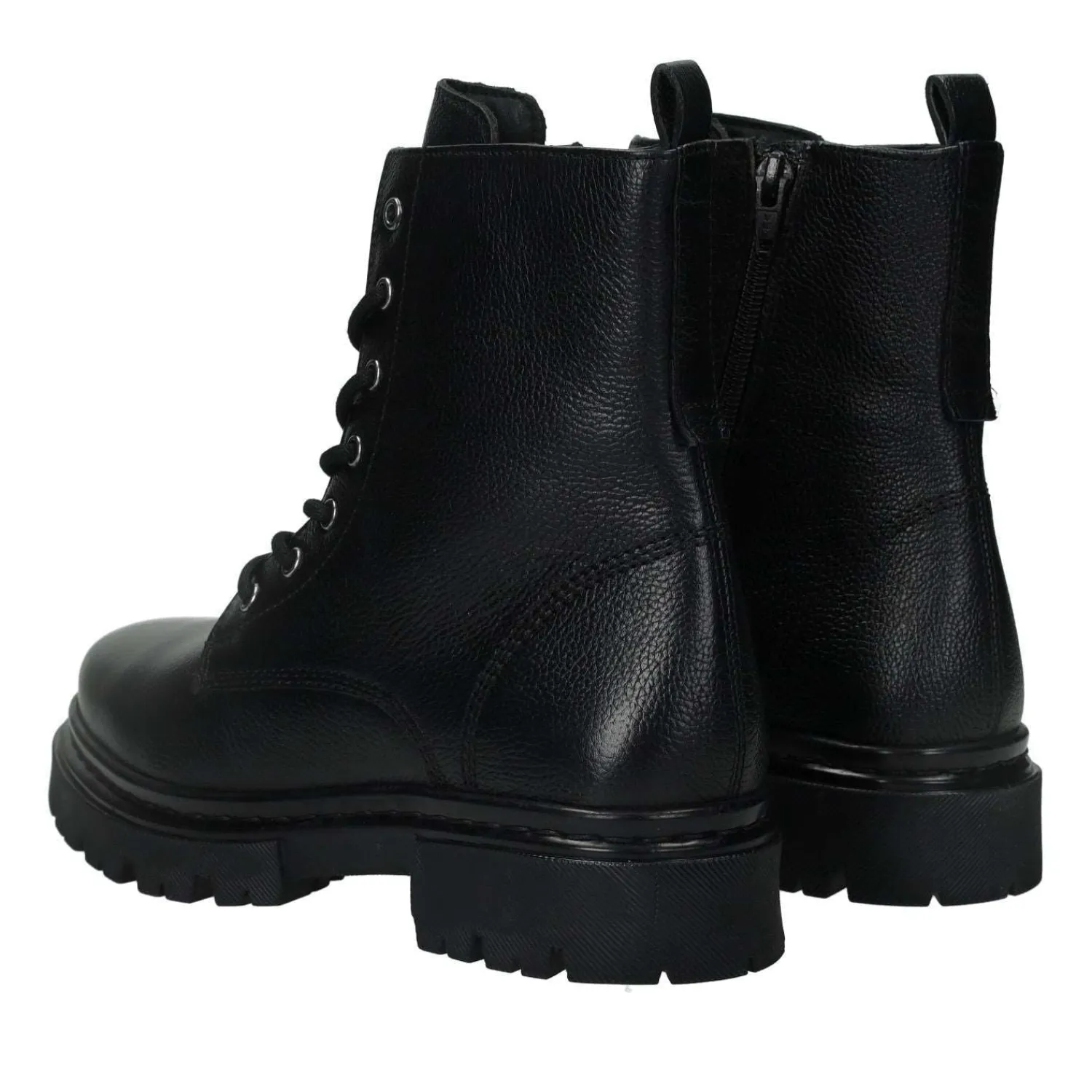 Anfibi|Stivali Bassi>Tata Italia Anfibi in vera pelle.Tacco alto 3cm Nero