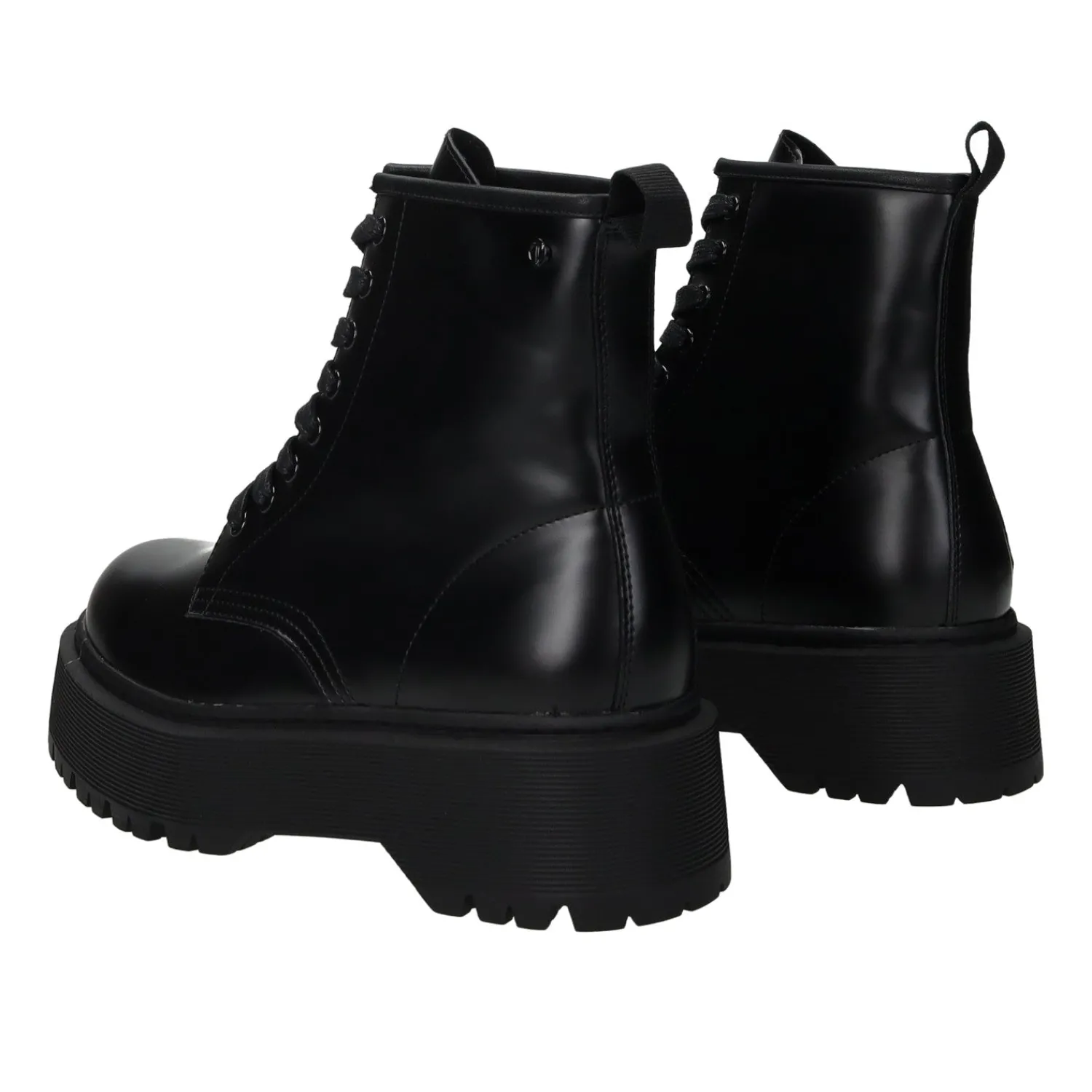 Stivali Bassi|Stivaletti Bassi>Tata Italia Anfibi. Tacco alto 4cm Nero