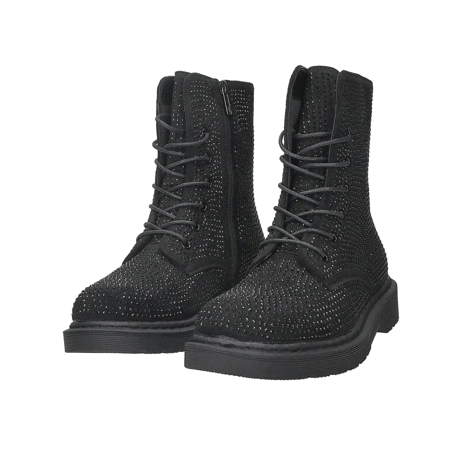 Stivali Bassi|Stivaletti Bassi>Tata Italia Anfibi.Tacco alto 3cm Nero