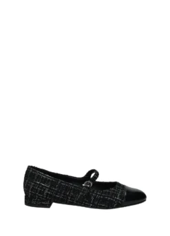 Ballerine|Articoli In Promozione>Tata Italia Ballerine Black Tex Nero