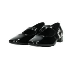 Ballerine|Articoli In Promozione>Tata Italia Ballerine con cinturino in strass.Tacco alto 3 cm Nero