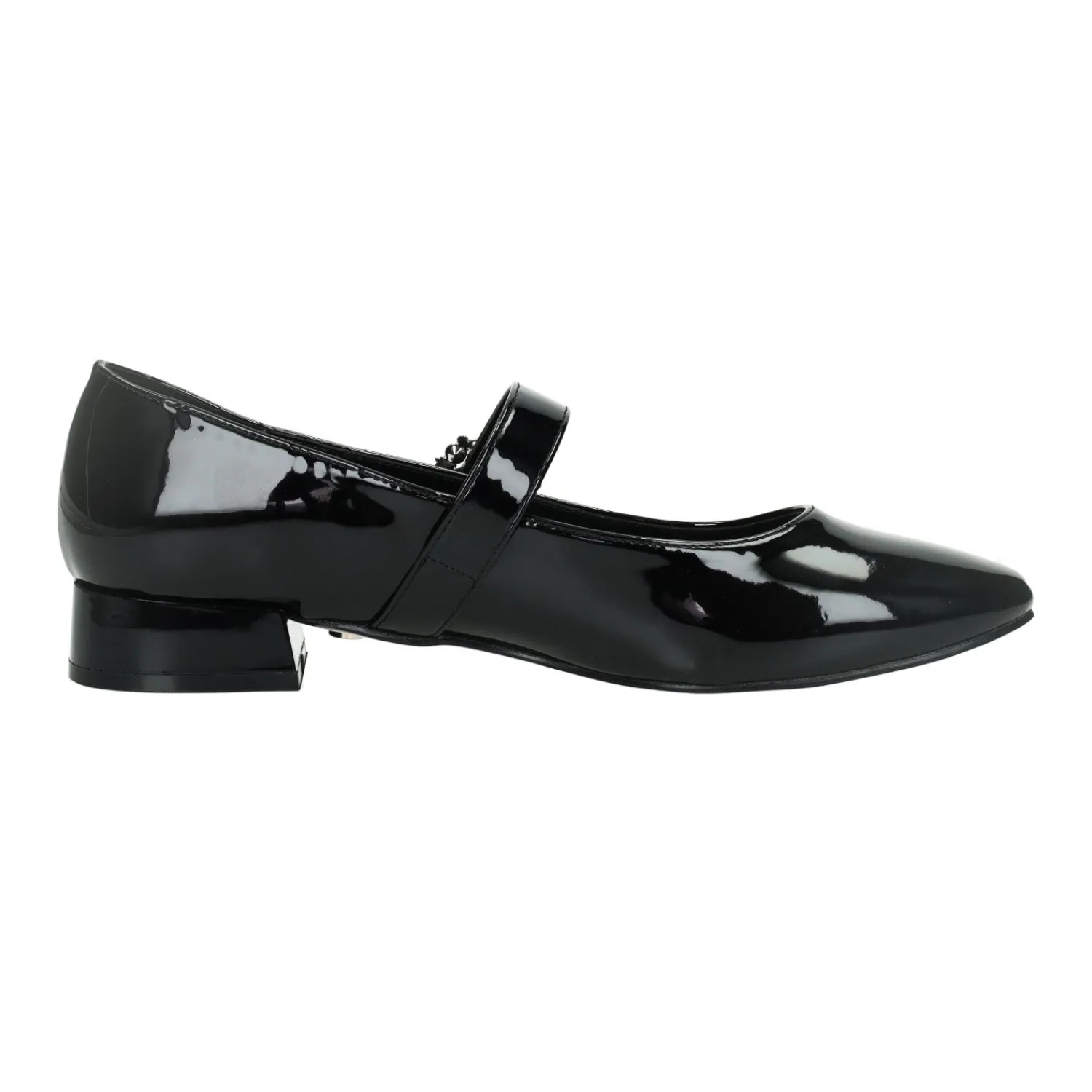 Ballerine|Articoli In Promozione>Tata Italia Ballerine con cinturino in strass.Tacco alto 3 cm Nero
