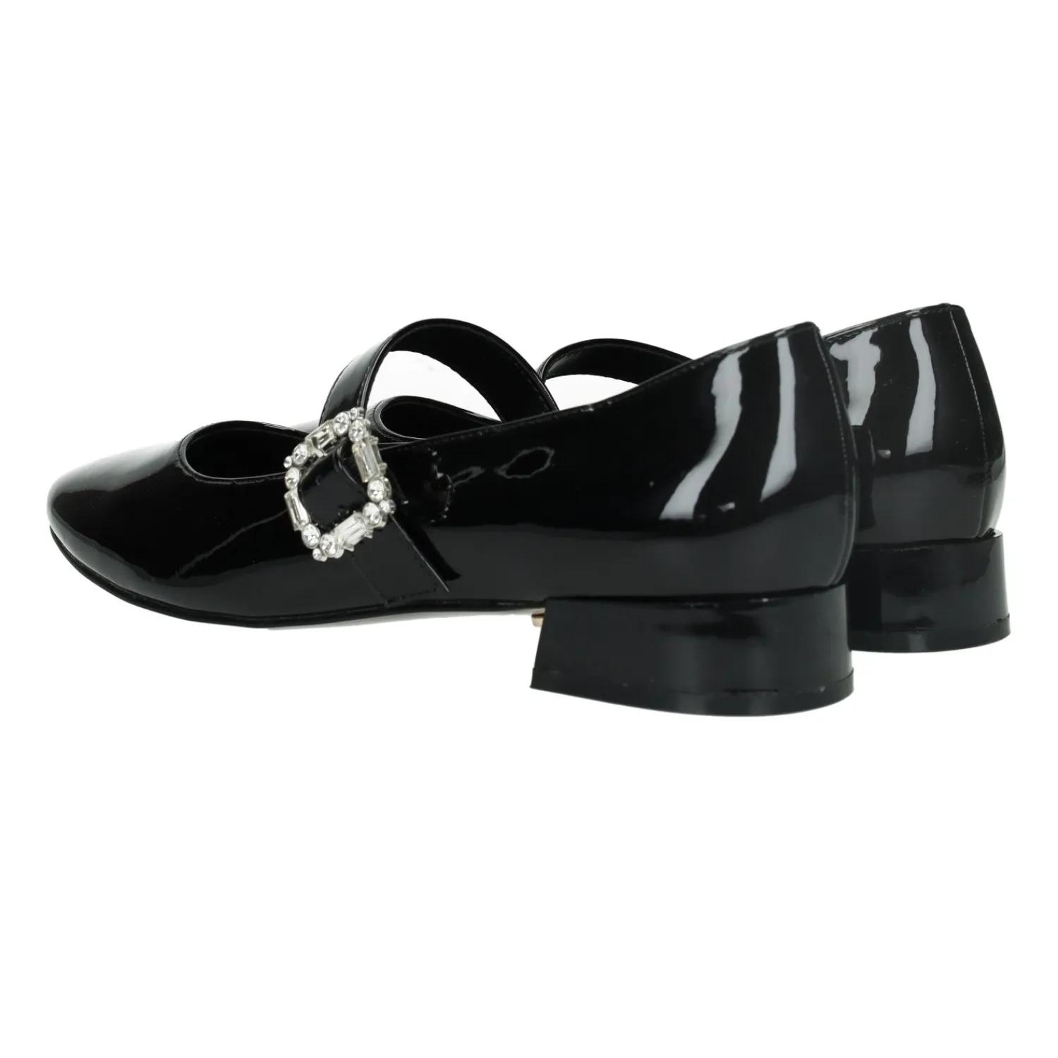 Ballerine|Articoli In Promozione>Tata Italia Ballerine con cinturino in strass.Tacco alto 3 cm Nero