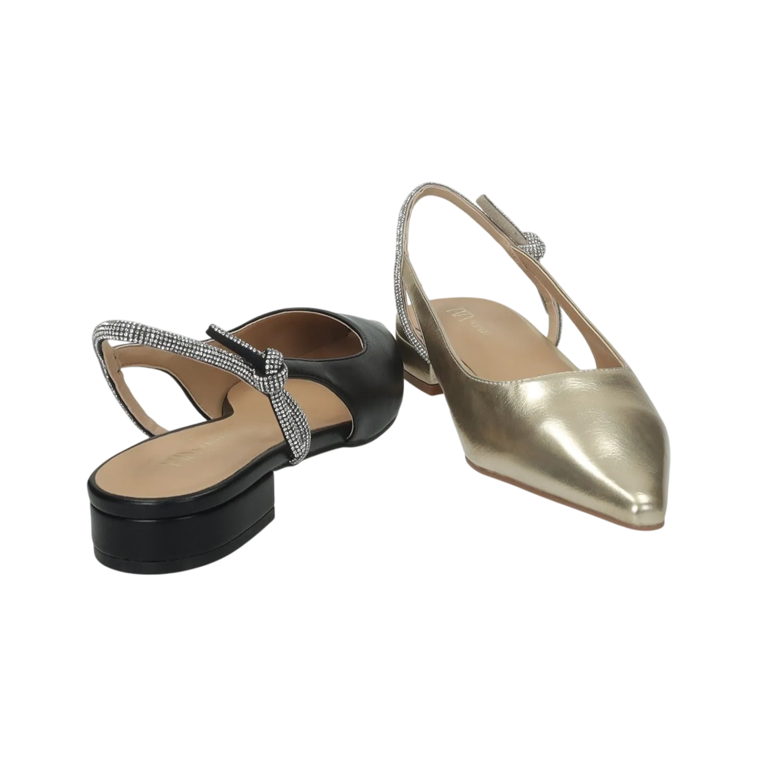 Ballerine>Tata Italia Ballerine con cinturino in strass.Tacco alto 2cm