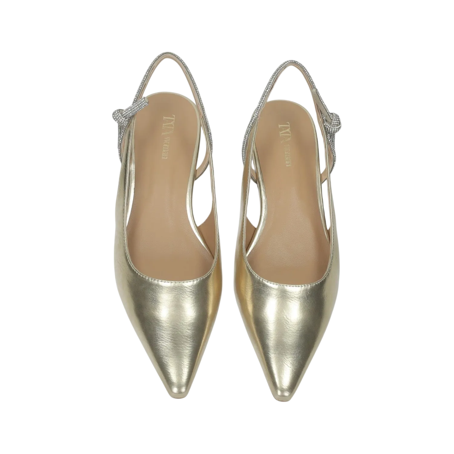 Ballerine>Tata Italia Ballerine con cinturino in strass.Tacco alto 2cm