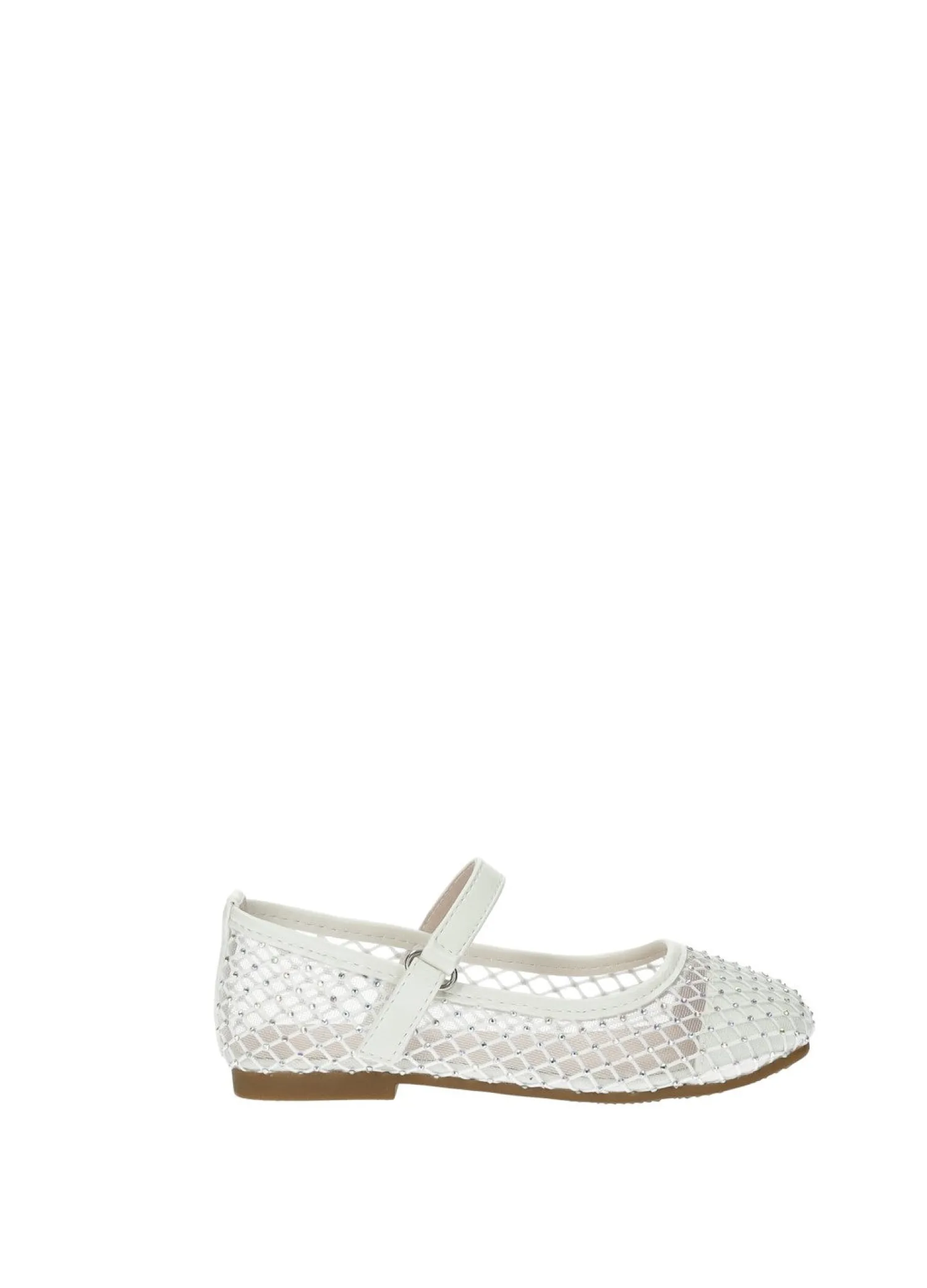 Ballerine>Tata Italia Ballerine in rete Bianco