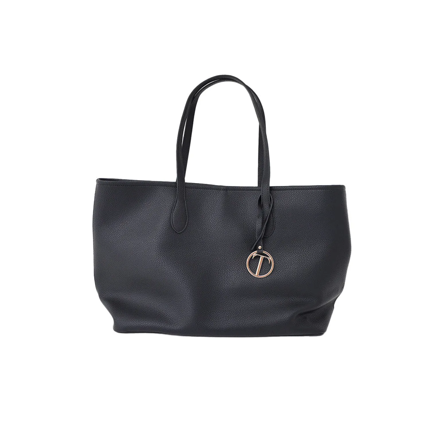 Shopper>Tata Italia Borsa shopper con logo pendente