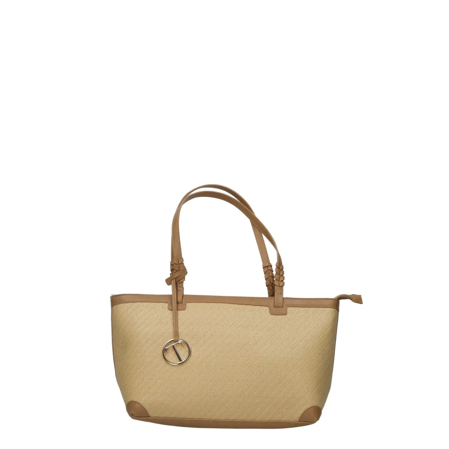 Shopper>Tata Italia Borsa shopper con manico intrecciato