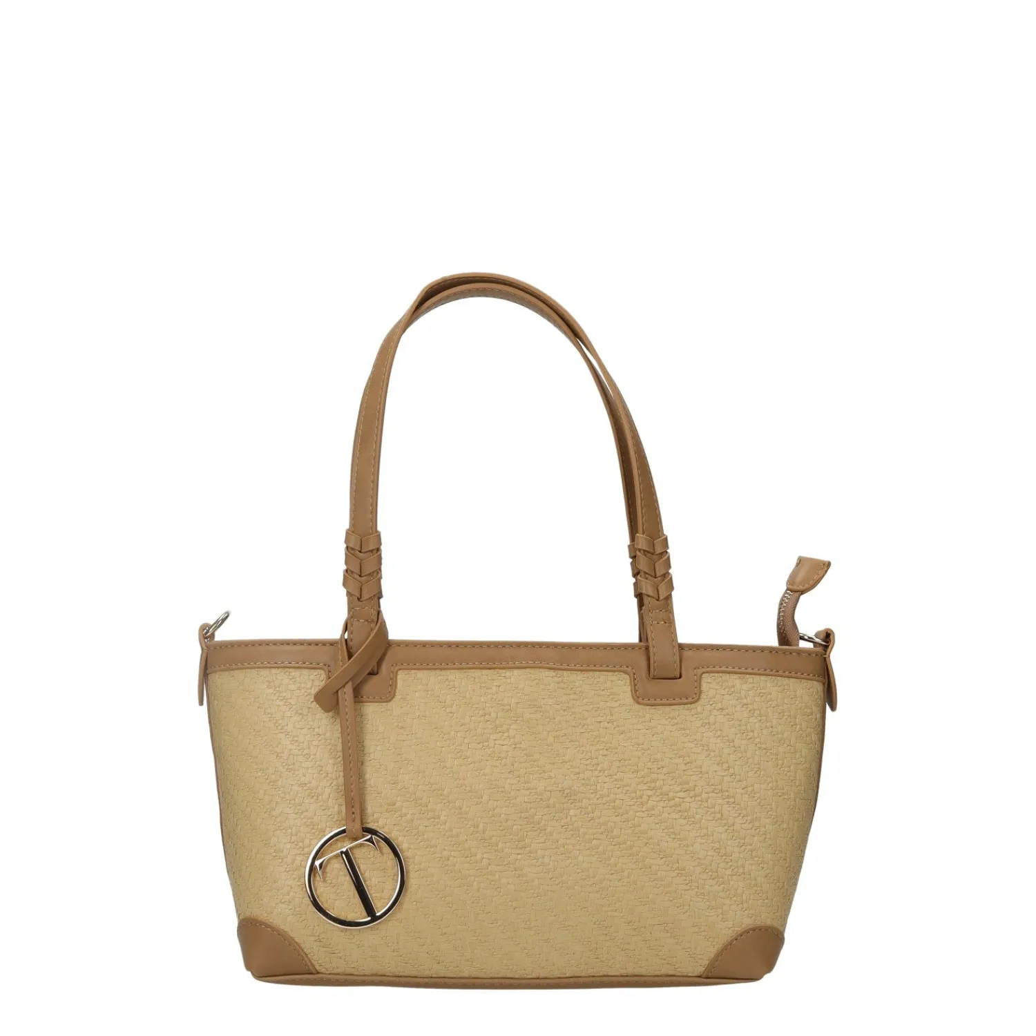 Shopper>Tata Italia Borsa shopper con manico intrecciato