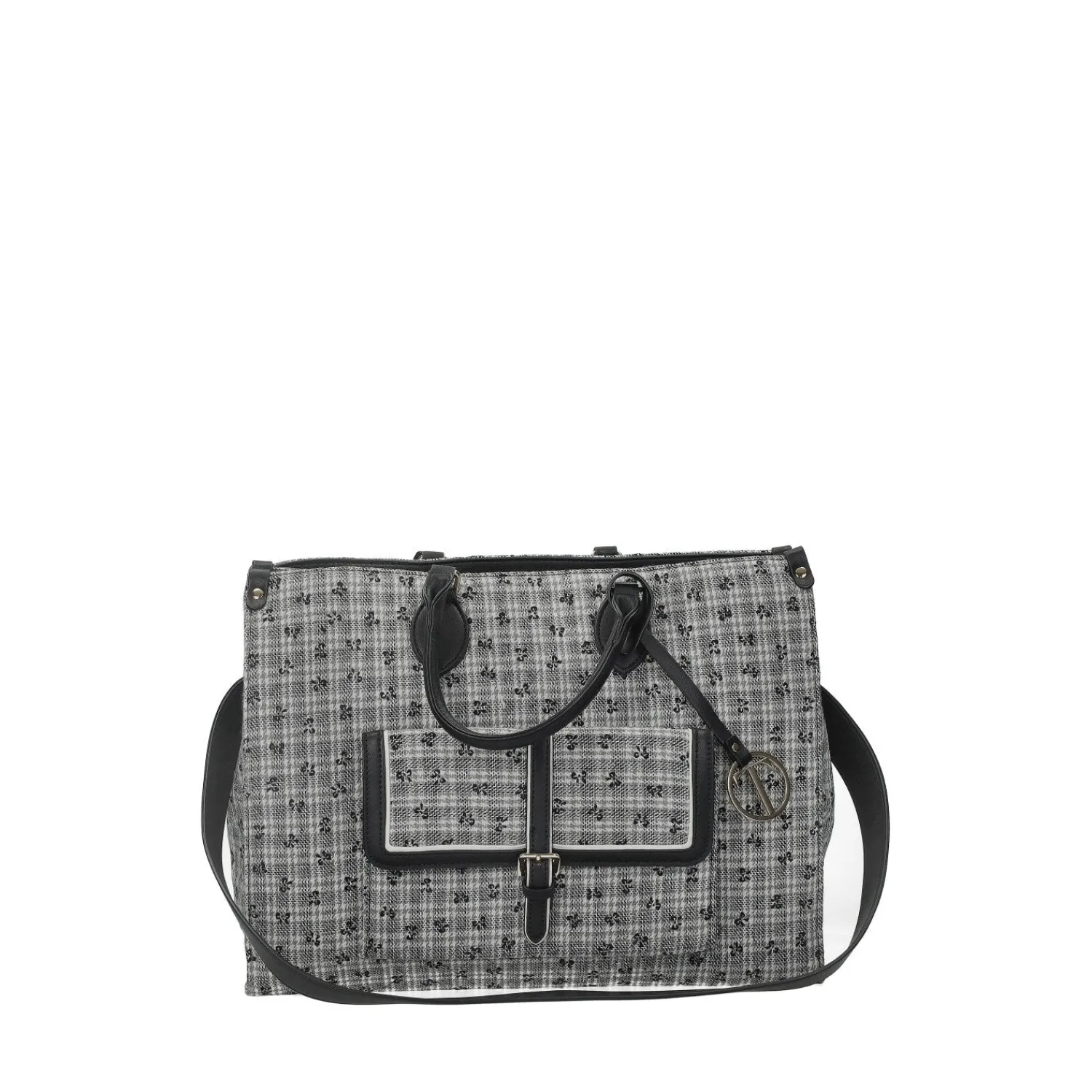 Shopper>Tata Italia Borsa shopper con tasca esterna Nero