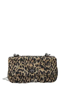 Borse A Tracolla>Tata Italia Borsa stampa animalier Marrone