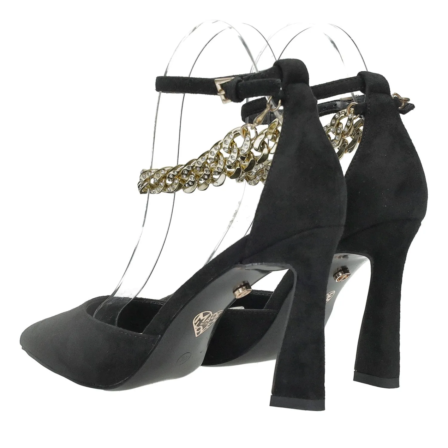 Décolleté>Tata Italia Décolleté con cinturino intrecciato.Tacco alto 9cm Nero