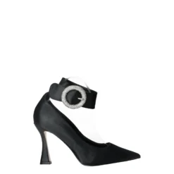 Décolleté|Articoli In Promozione>Tata Italia Décolleté con fibbia in giiello.Tacco alto 10cm Nero