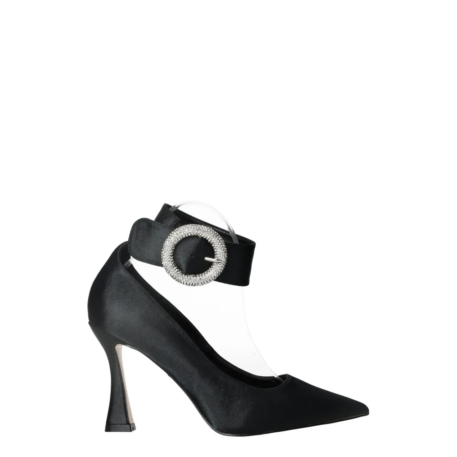 Décolleté|Articoli In Promozione>Tata Italia Décolleté con fibbia in giiello.Tacco alto 10cm Nero