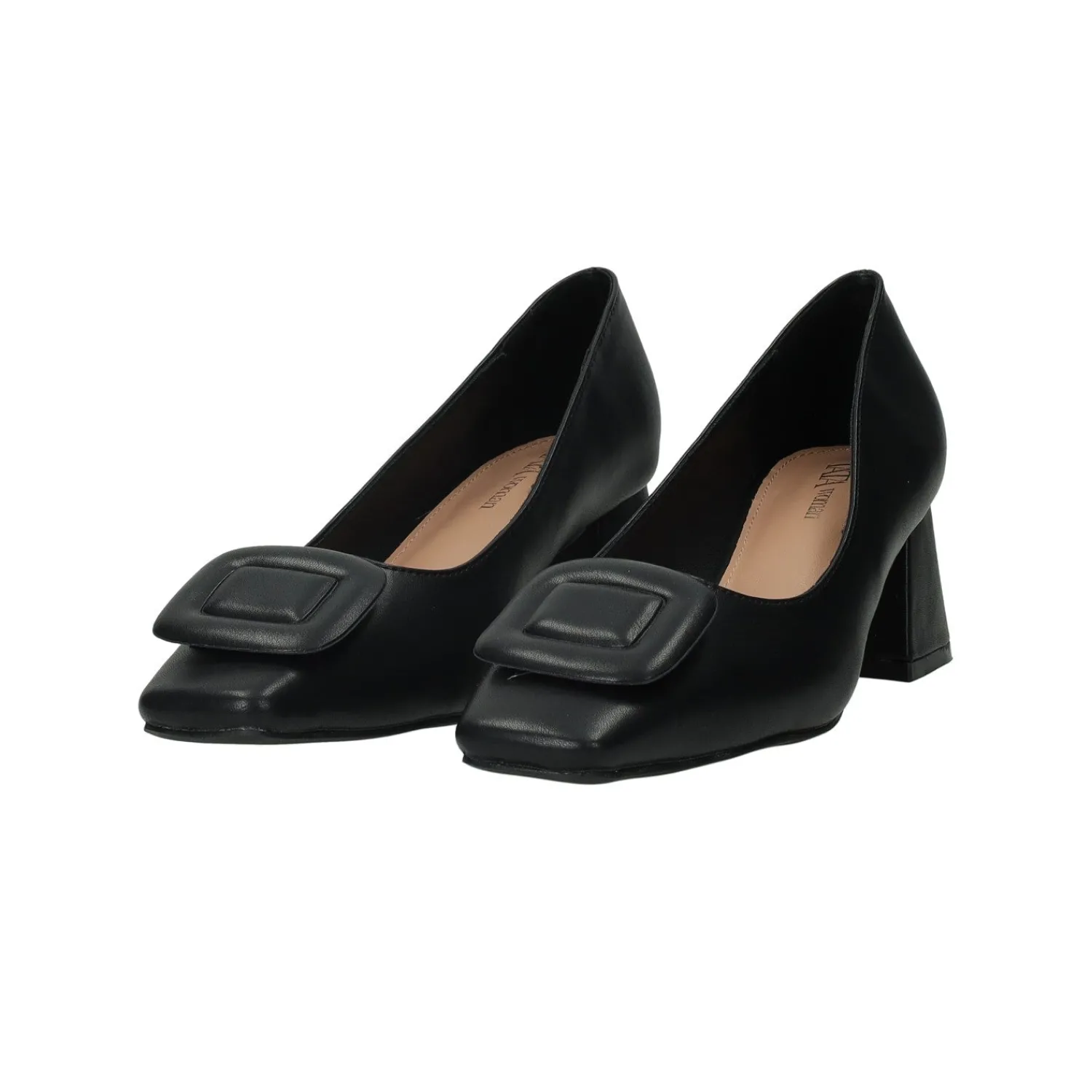 Décolleté>Tata Italia Décolleté con fibbia.Tacco alto 5cm Nero