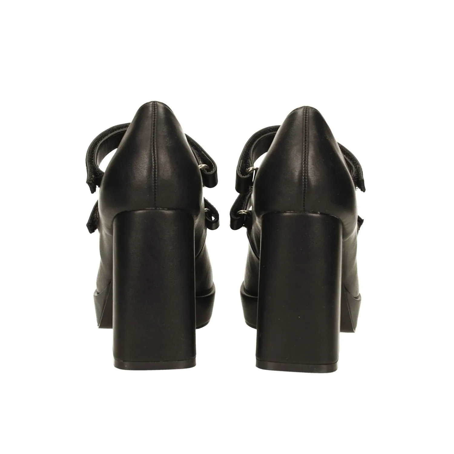 Décolleté>Tata Italia Décolleté con punta squadrata e doppio cinturino. Tacco alto 9cm Nero