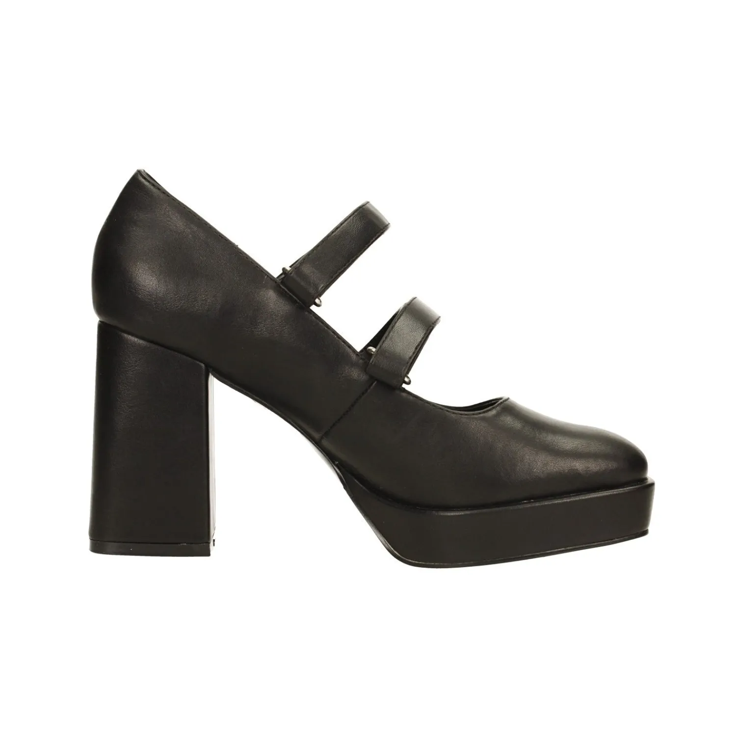 Décolleté>Tata Italia Décolleté con punta squadrata e doppio cinturino. Tacco alto 9cm Nero