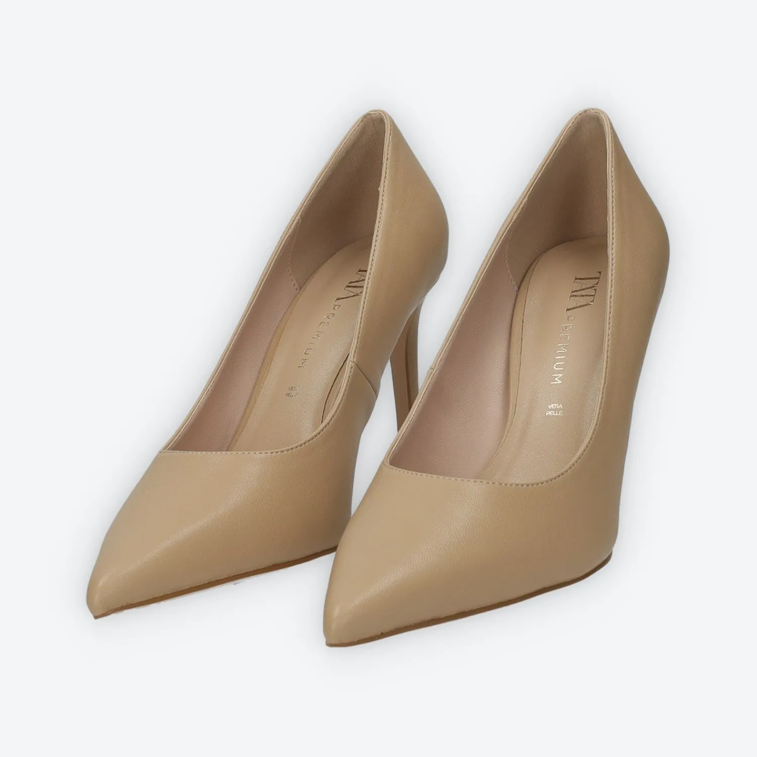 Décolleté>Tata Italia Décolleté con sottopiede in vera pelle.Tacco alto 10cm