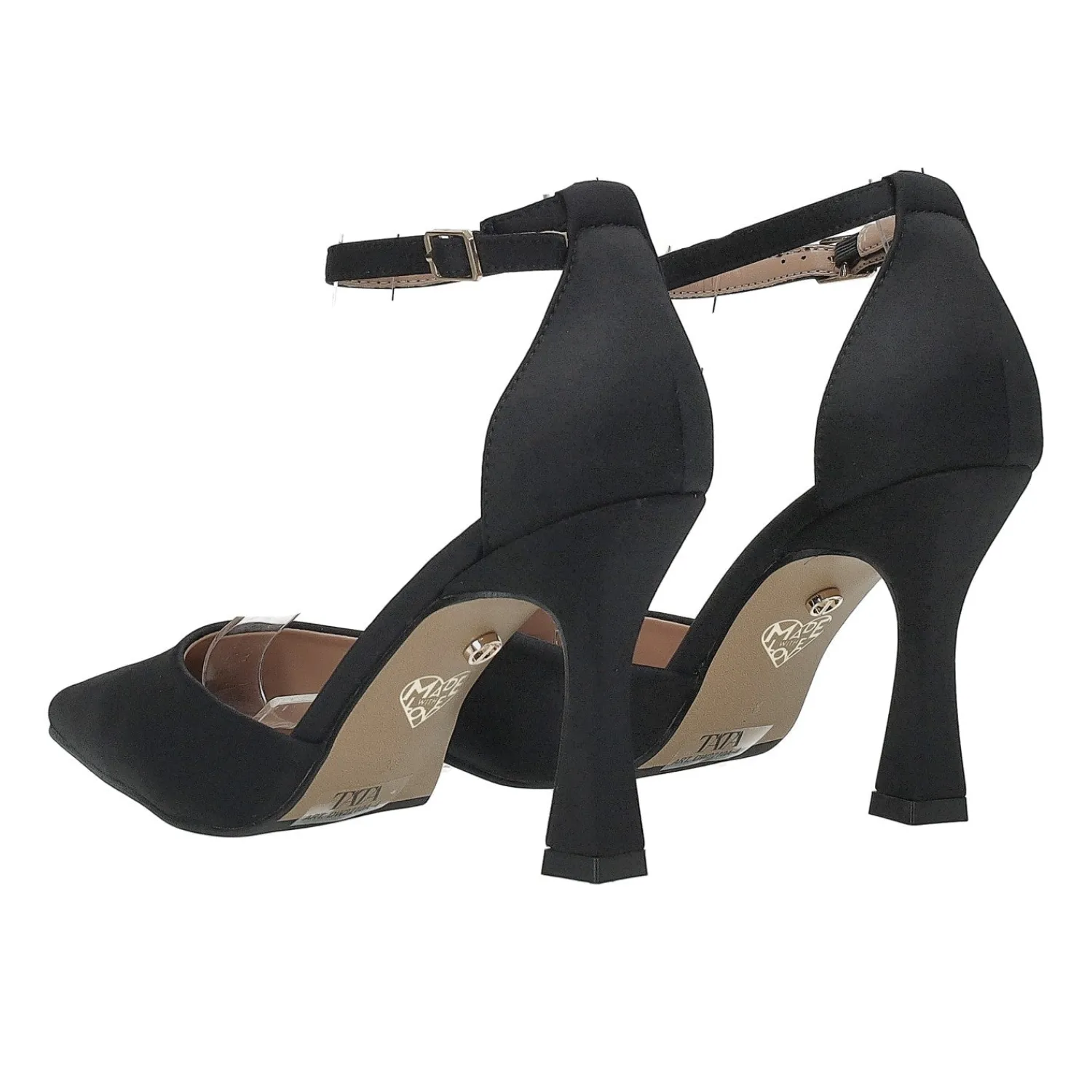 Décolleté>Tata Italia Décolleté con tacco a rocchetto.Tacco alto 9.5cm Nero