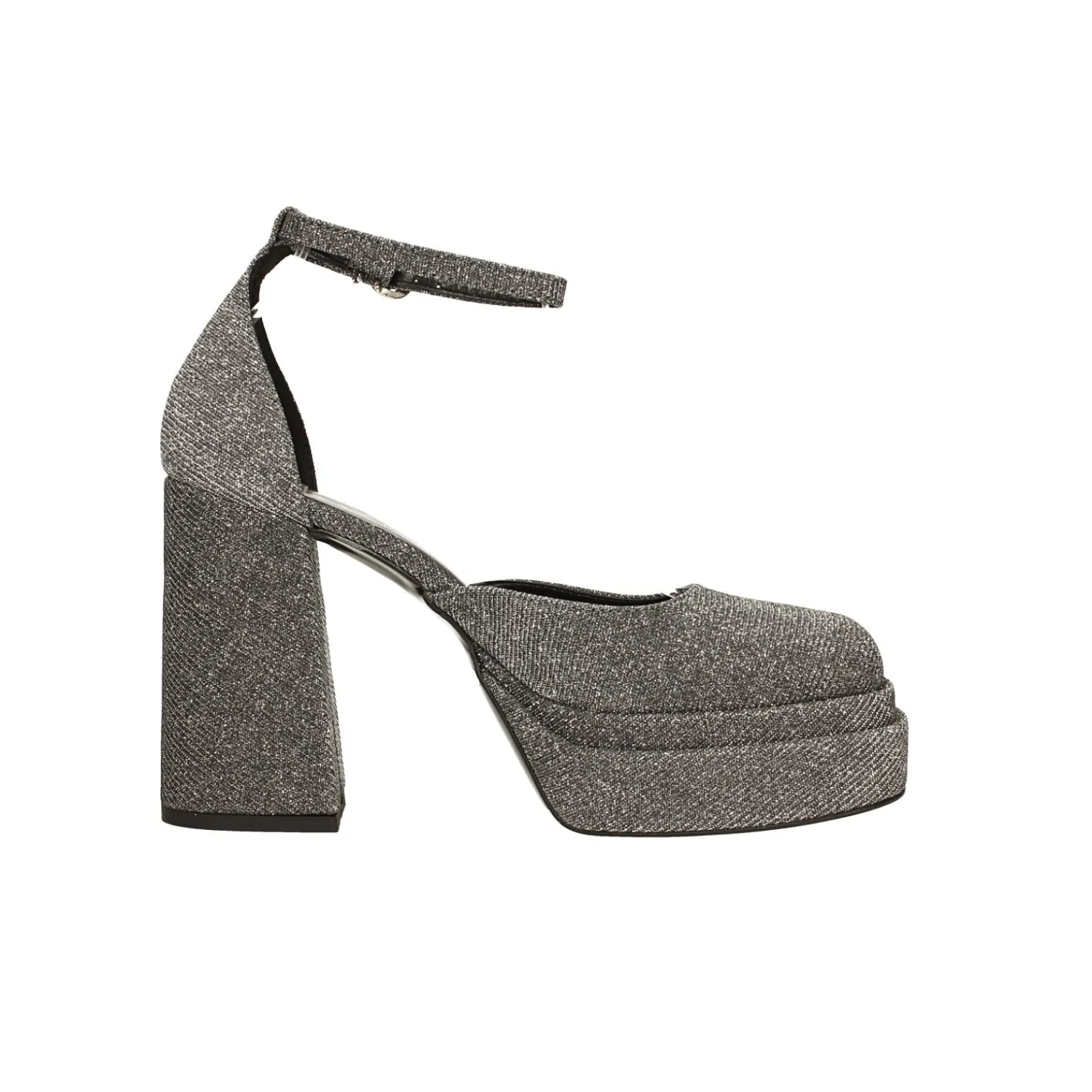 Décolleté>Tata Italia Décolleté glitterate con doppio plateau. Made in Italy. Tacco alto 11cm