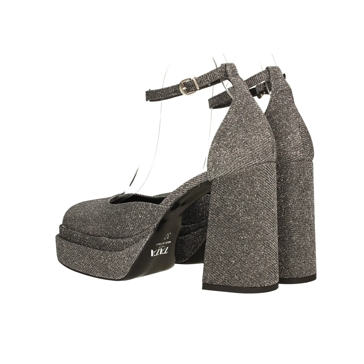 Décolleté>Tata Italia Décolleté glitterate con doppio plateau. Made in Italy. Tacco alto 11cm