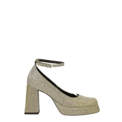 Décolleté>Tata Italia Décolleté glitterate. con punta squadrata e plateau. Made in Italy. Tacco alto 9cm