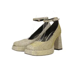 Décolleté>Tata Italia Décolleté glitterate. con punta squadrata e plateau. Made in Italy. Tacco alto 9cm