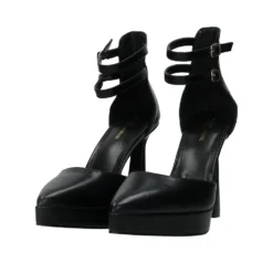 Décolleté>Tata Italia Décolleté platform con doppio cinturino. Tacco alto 12cm Nero