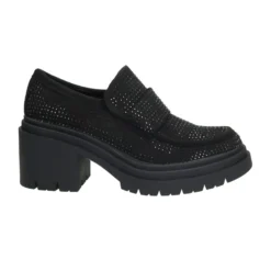 Mocassini|Articoli In Promozione>Tata Italia Mocassini con strass.Tacco alto 6cm Nero