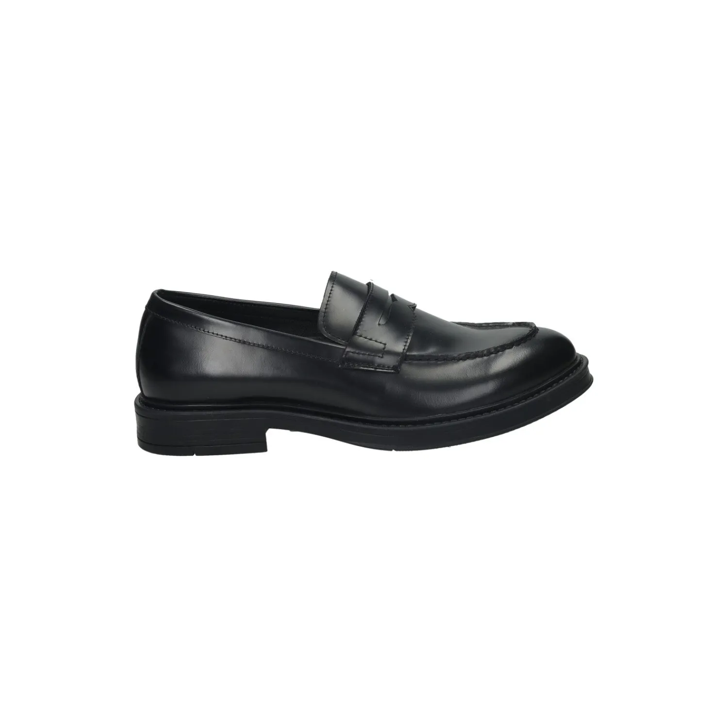 Mocassini|Articoli In Promozione>Tata Italia Mocassini in vera pelle con suola in gomma Nero