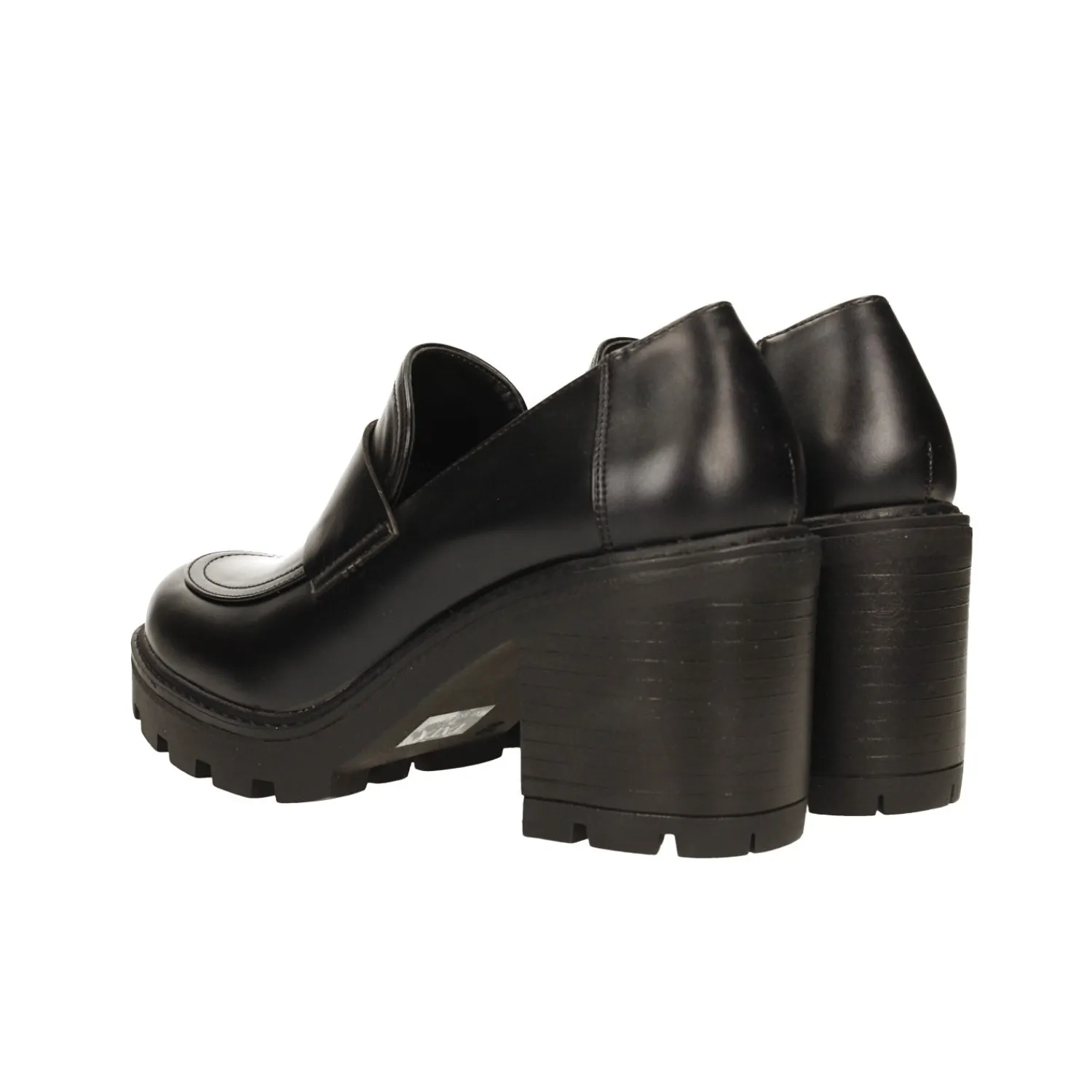 Mocassini|Stivali Bassi>Tata Italia Pumps mocassino con tacco largo alto 7cm Nero