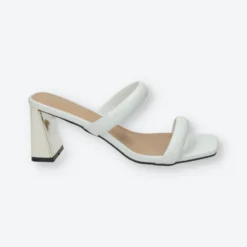 Sandali>Tata Italia Sandali con doppia fascia.Tacco alto 6cm Bianco