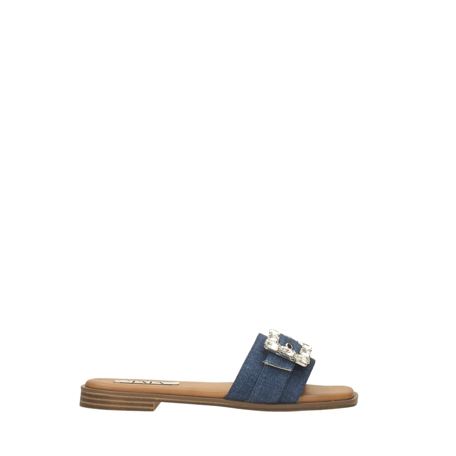 Sandali>Tata Italia Sandali flat con dettaglio fibbia con strass