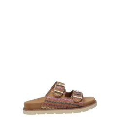 Sandali>Tata Italia Sandali flat con fibbia Marrone