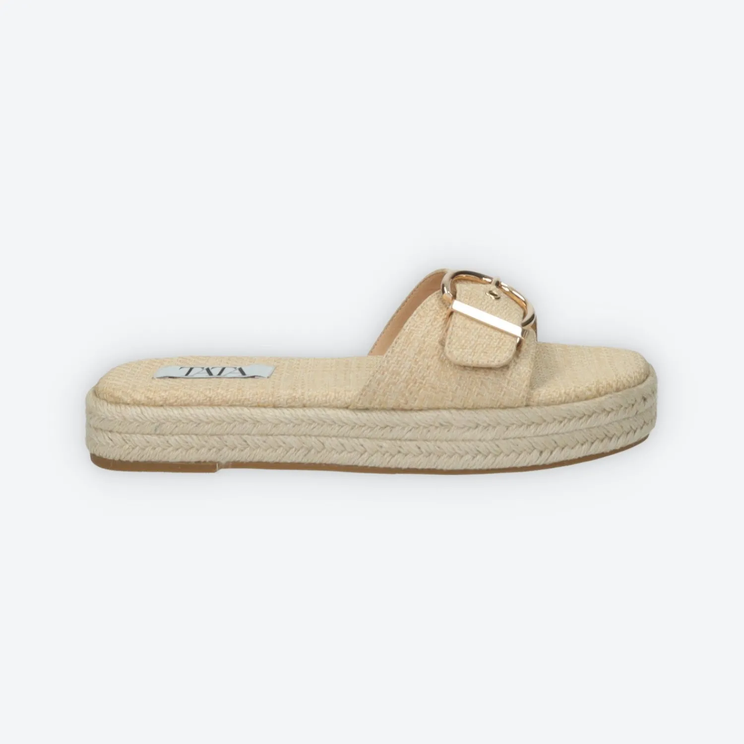 Sandali>Tata Italia Sandali flat con fibbia Beige