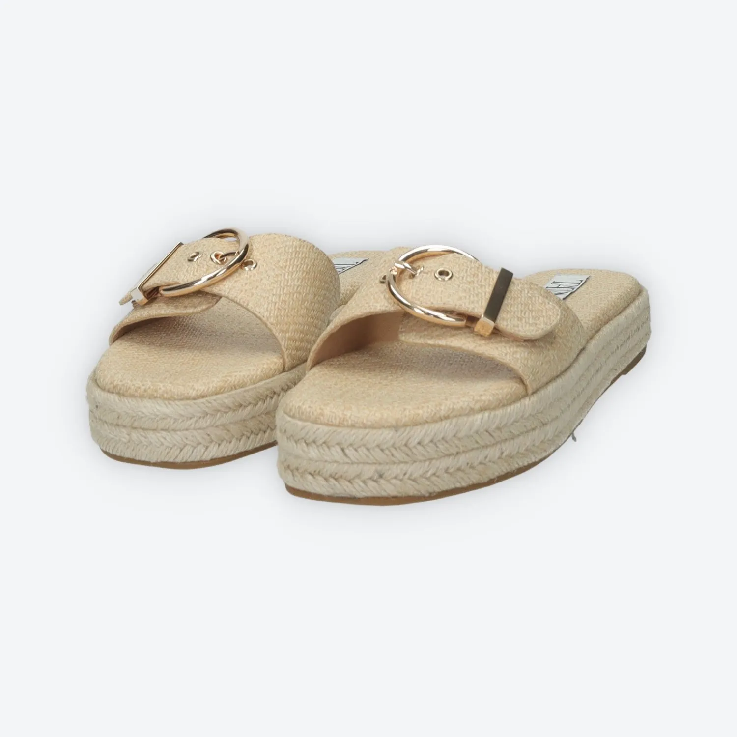Sandali>Tata Italia Sandali flat con fibbia Beige
