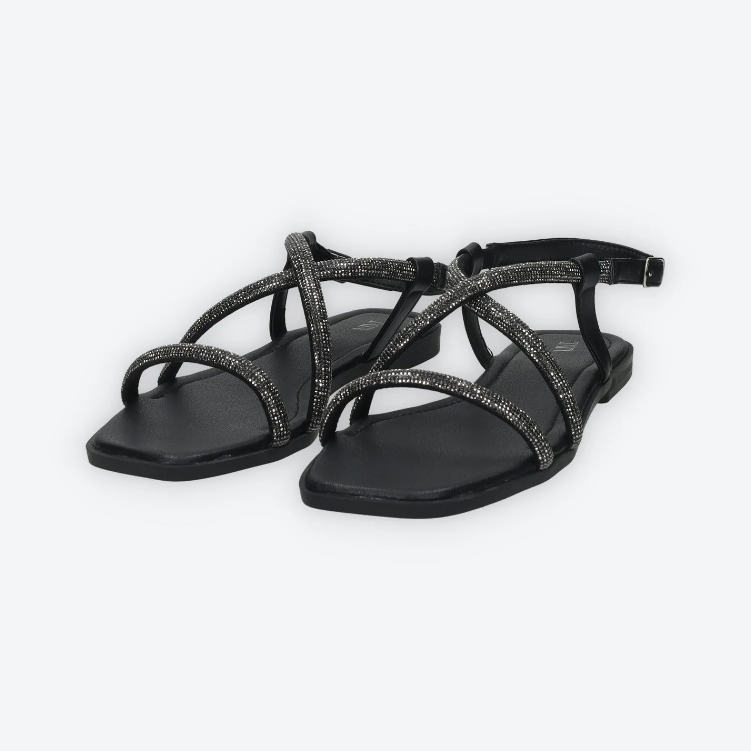 Sandali>Tata Italia Sandali flat con listini in strass