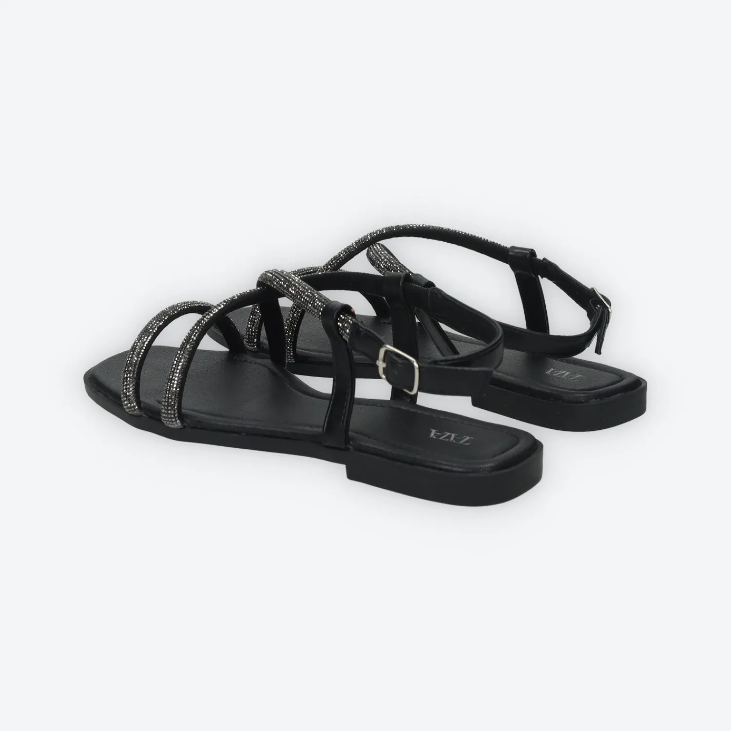 Sandali>Tata Italia Sandali flat con listini in strass