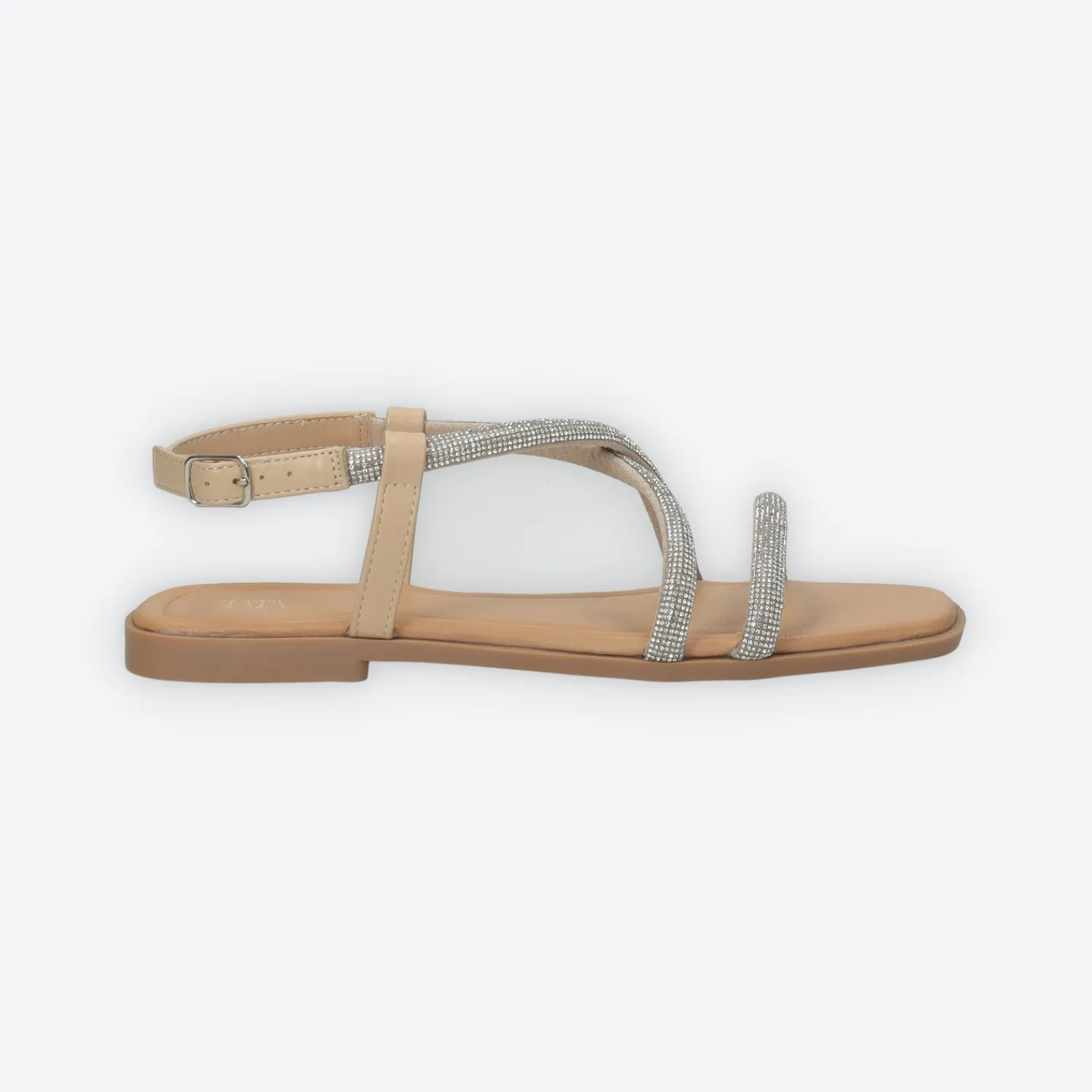 Sandali>Tata Italia Sandali flat con listini in strass