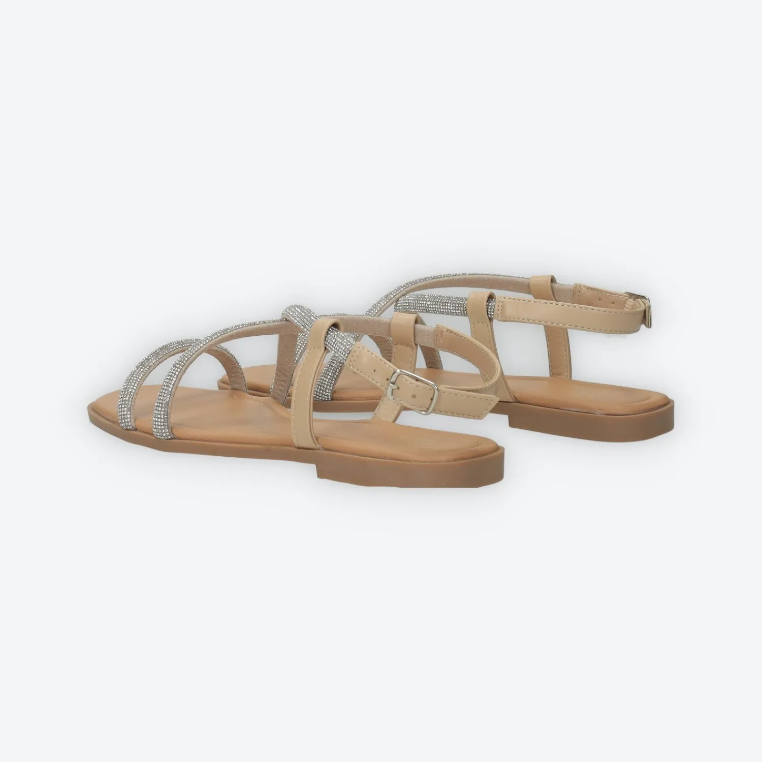 Sandali>Tata Italia Sandali flat con listini in strass
