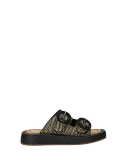 Sandali>Tata Italia Sandali in rafia Nero