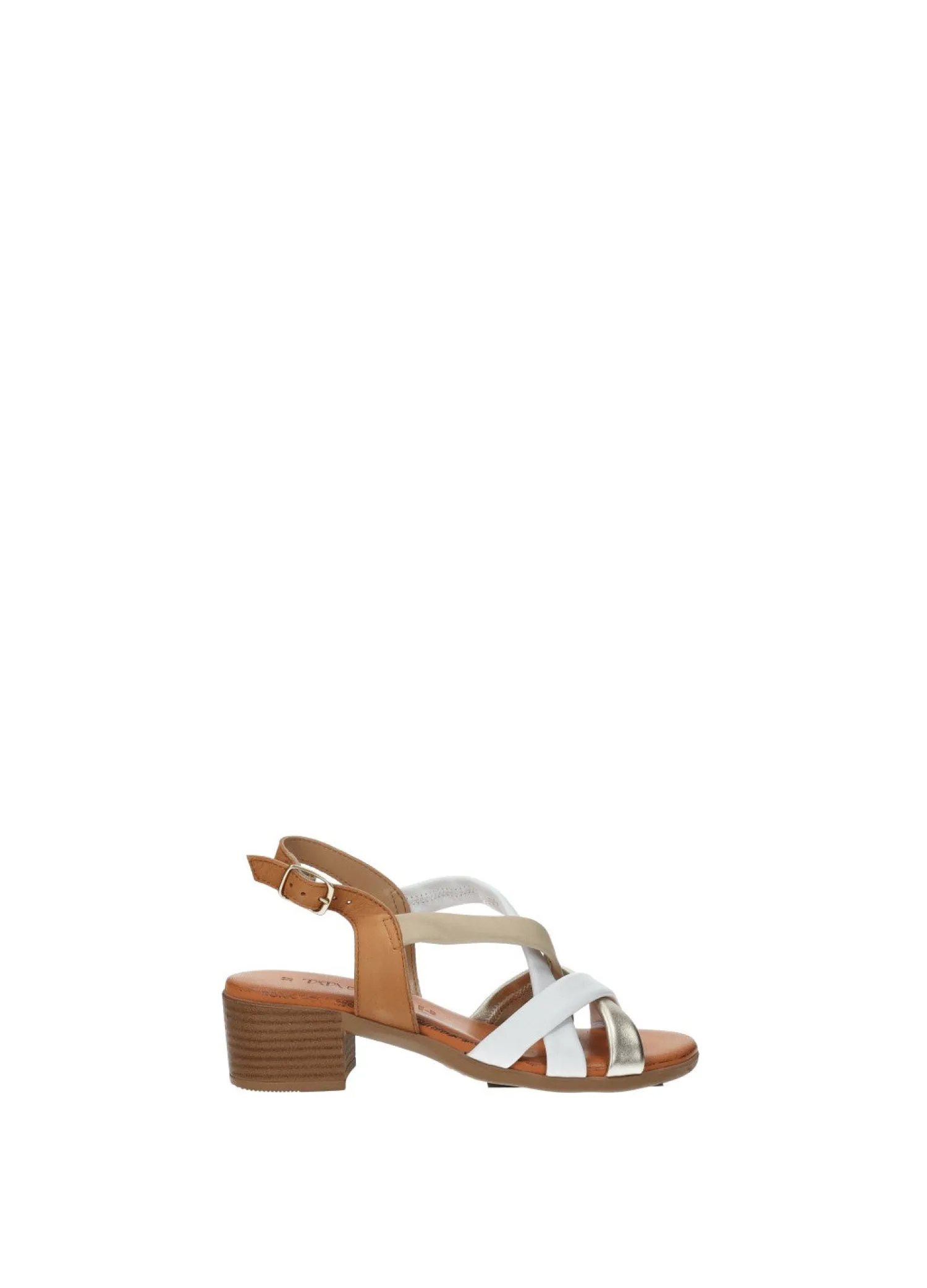 Sandali>Tata Italia Sandali multicolor in vera pelle Bianco