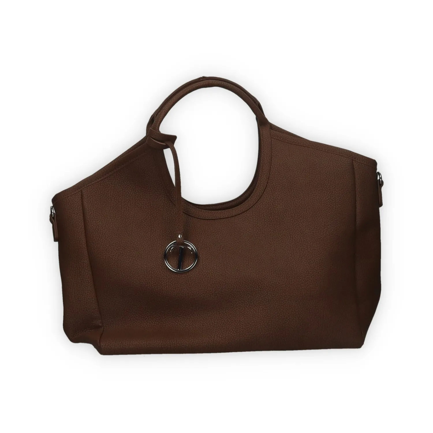 Articoli In Promozione|Shopper>Tata Italia Shopper con doppi manici e tracolla in pelle