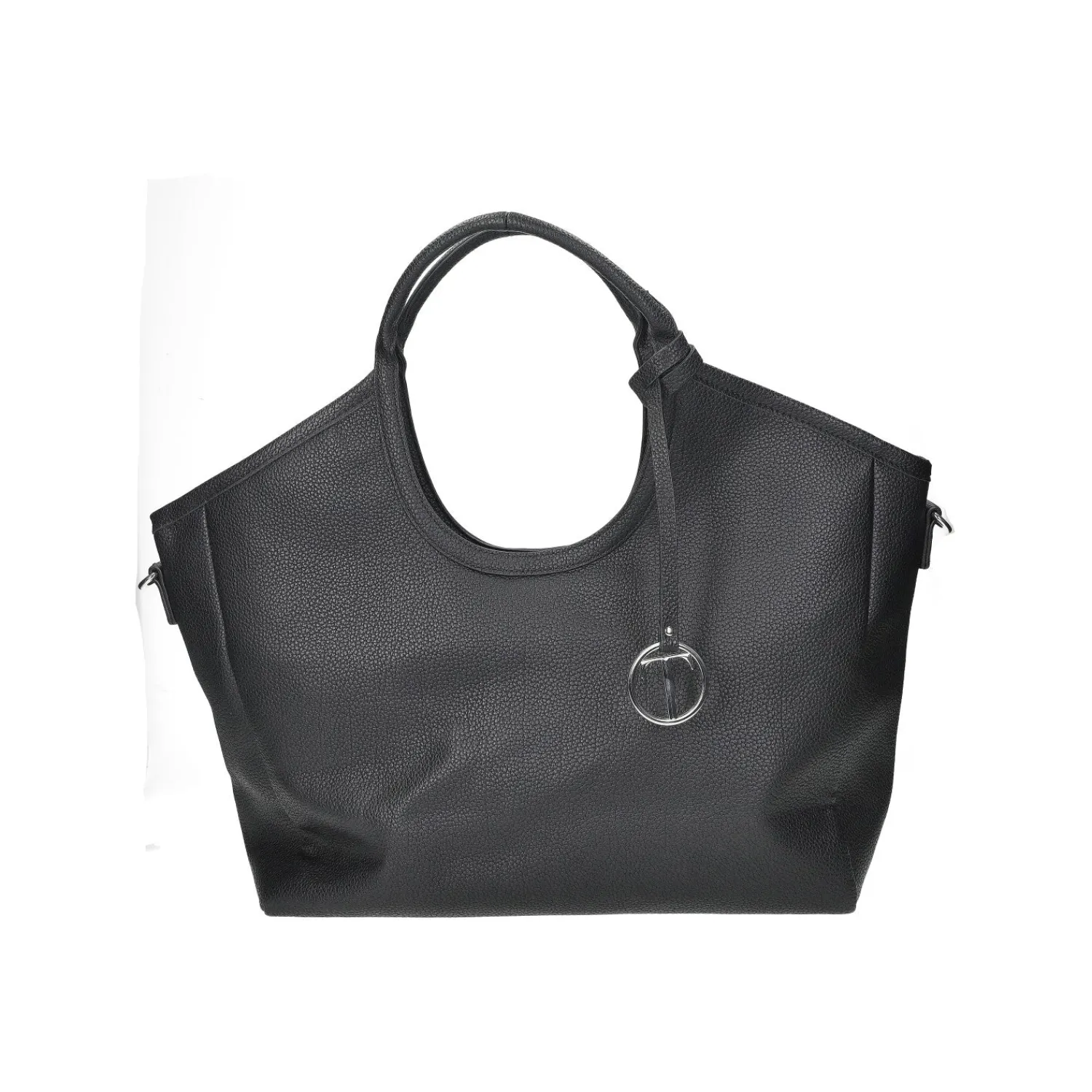 Articoli In Promozione|Shopper>Tata Italia Shopper con doppi manici e tracolla in pelle