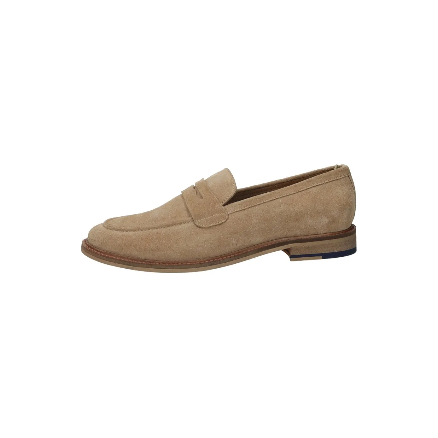 Mocassini|Uomo>Tata Italia Slip on blu in tessuto scamosciato